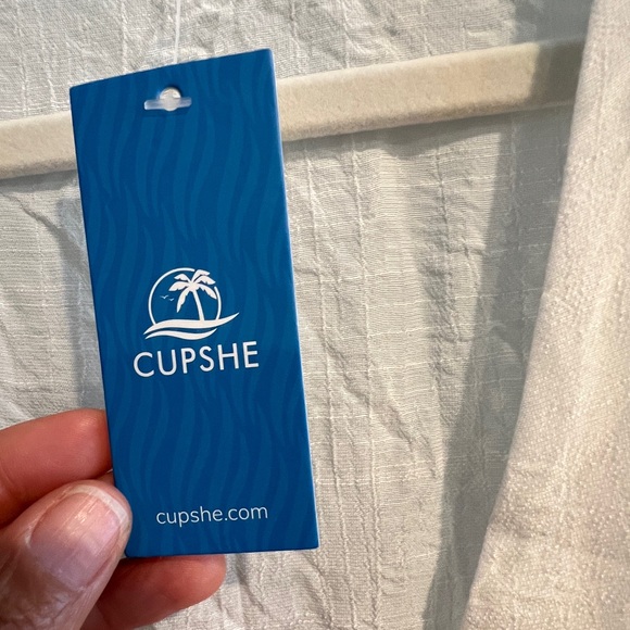 Cupshe Light & Delicate White Cover-Up Kimono~Small - Picture 11 of 15